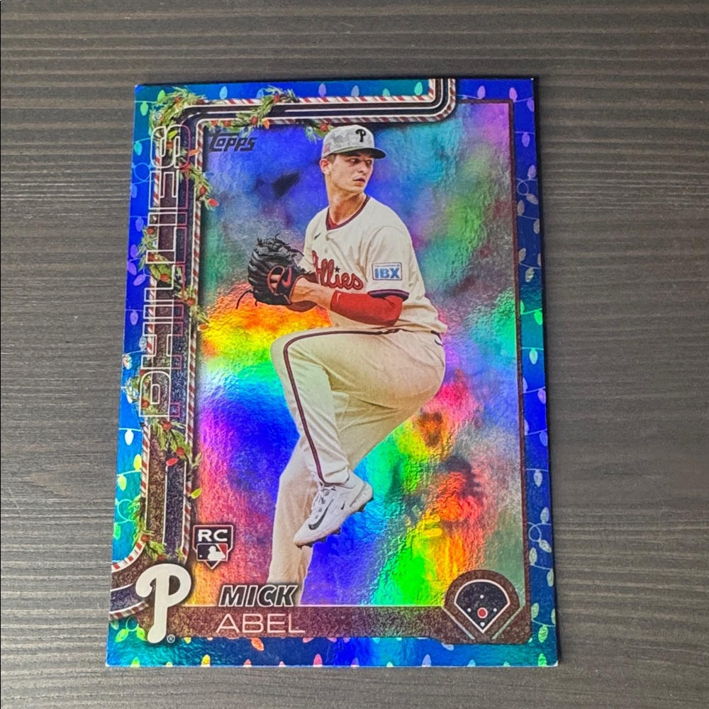 2025‎ Topps Holiday Mick Abel baseball card H111